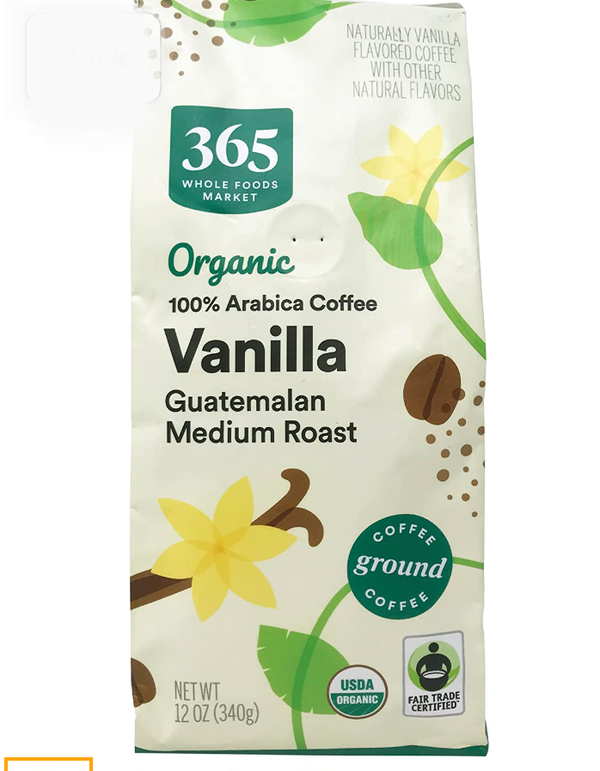 365 Organic Guatemalen Vanilla Coffee